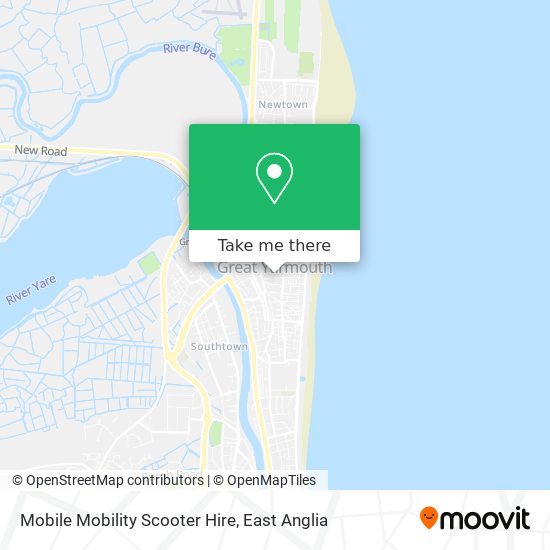 Mobile Mobility Scooter Hire map