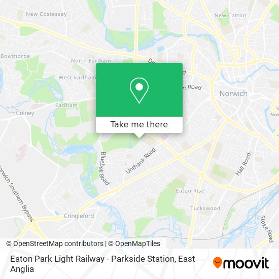 Eaton Park Light Railway - Parkside Station map