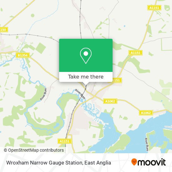 Wroxham Narrow Gauge Station map