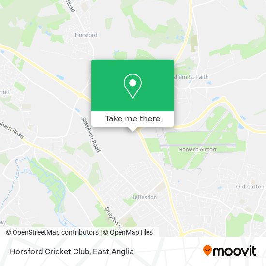 Horsford Cricket Club map
