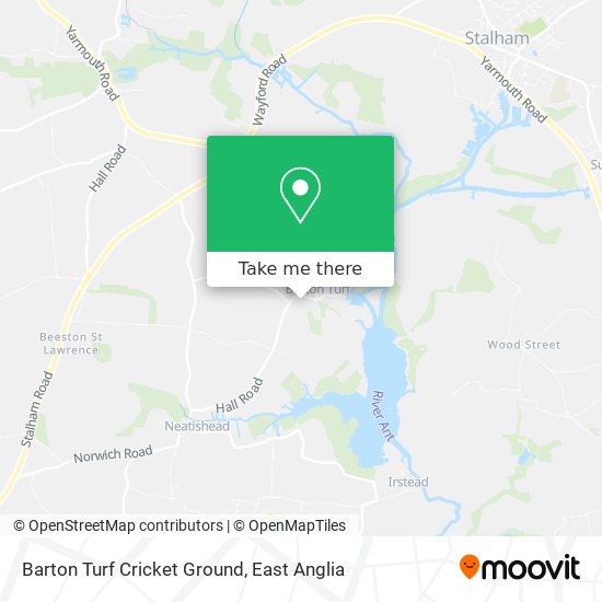 Barton Turf Cricket Ground map