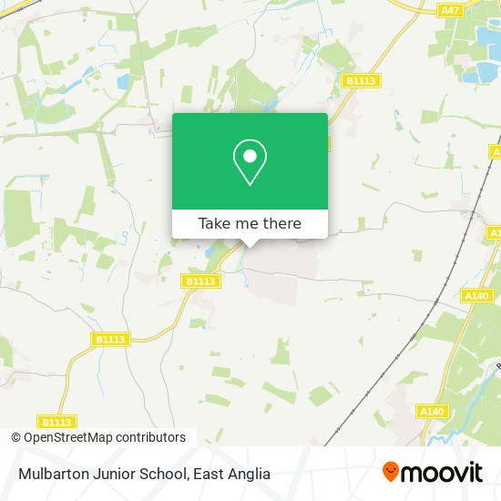 Mulbarton Junior School map