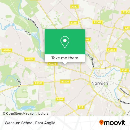 Wensum School map
