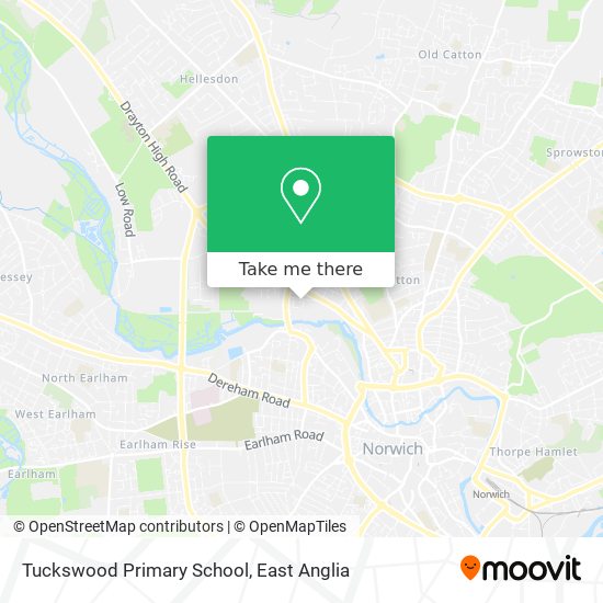 Tuckswood Primary School map