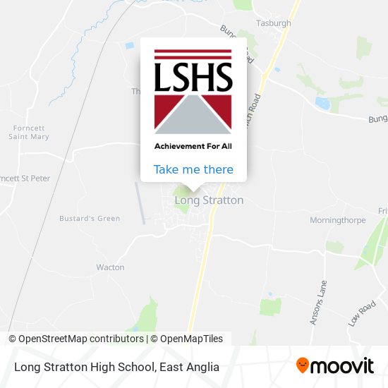 Long Stratton High School map