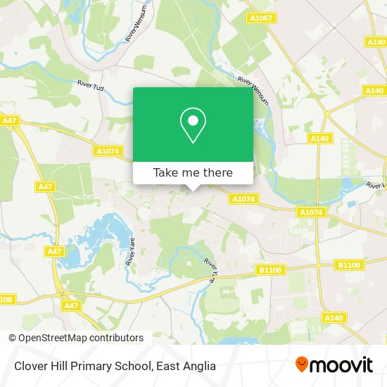 Clover Hill Primary School map