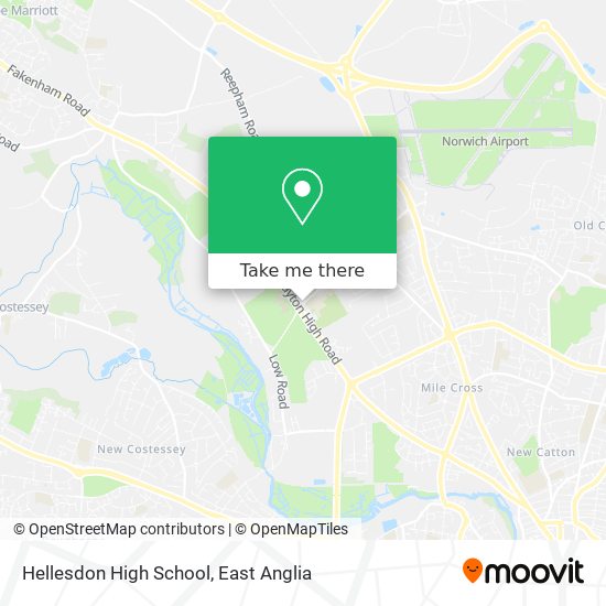 Hellesdon High School map
