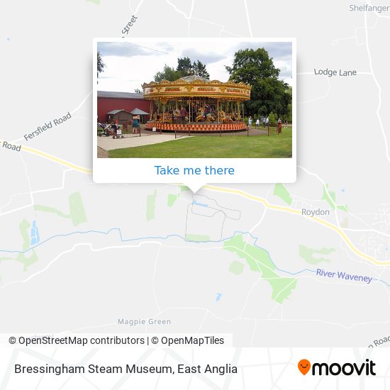 Bressingham Steam Museum map