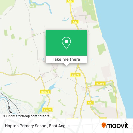 Hopton Primary School map
