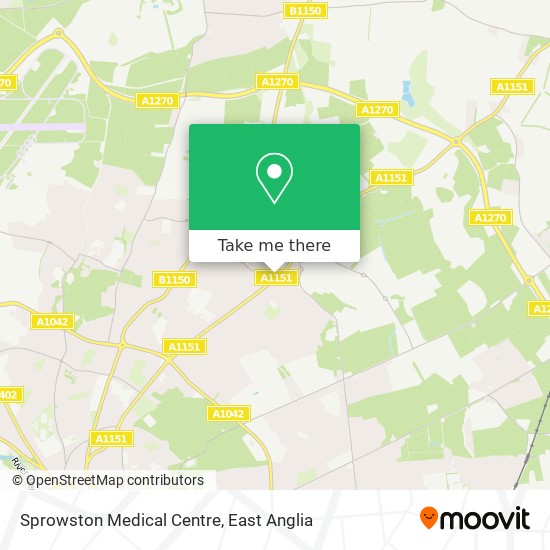 Sprowston Medical Centre map