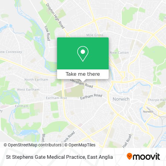 St Stephens Gate Medical Practice map