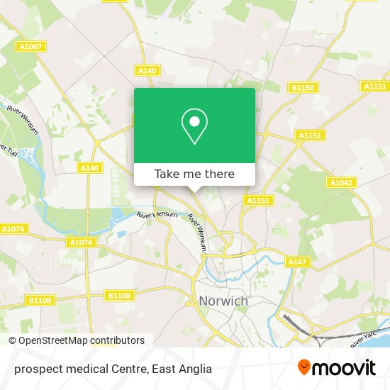 prospect medical Centre map