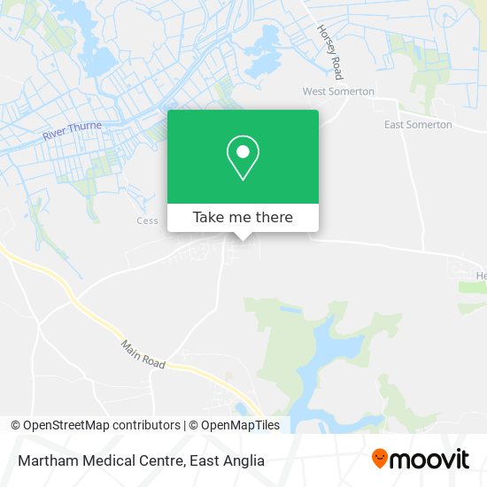 Martham Medical Centre map
