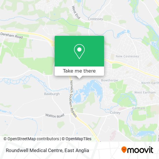 Roundwell Medical Centre map