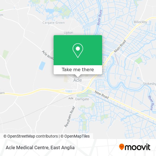 Acle Medical Centre map