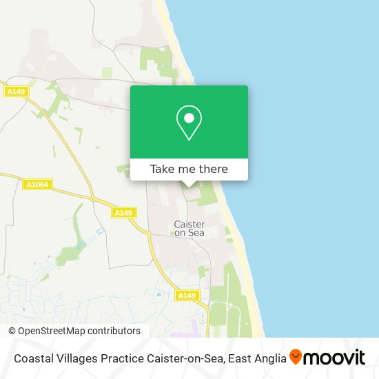 Coastal Villages Practice Caister-on-Sea map