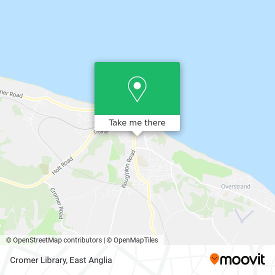 Cromer Library map
