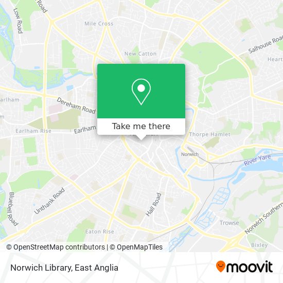 Norwich Library map