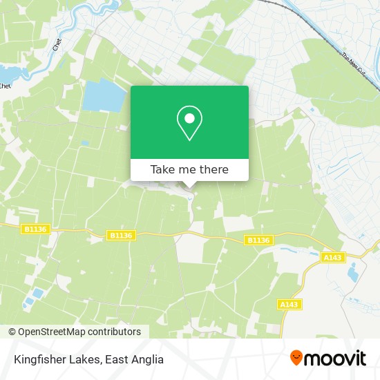 Kingfisher Lakes map