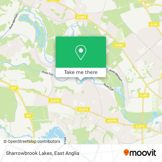 Sharrowbrook Lakes map
