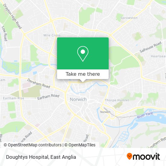 Doughtys Hospital map