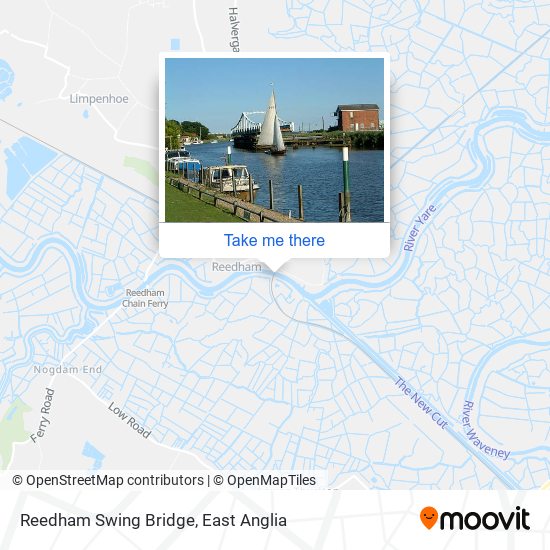 Reedham Swing Bridge map