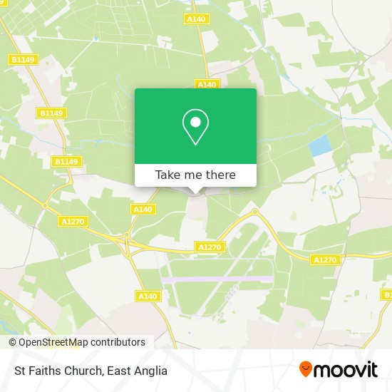 St Faiths Church map