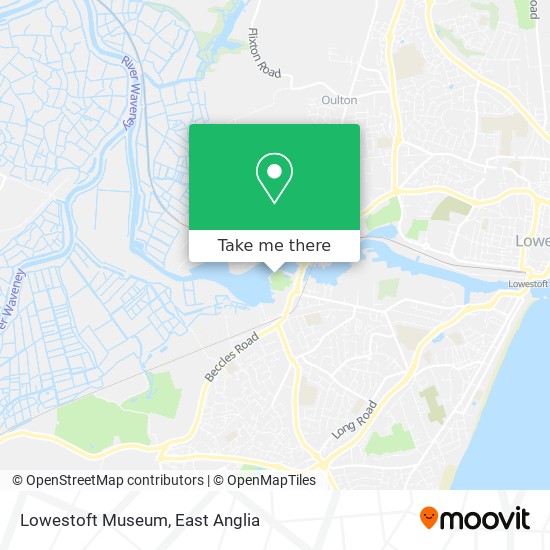 Lowestoft Museum map