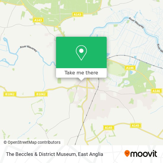 The Beccles & District Museum map
