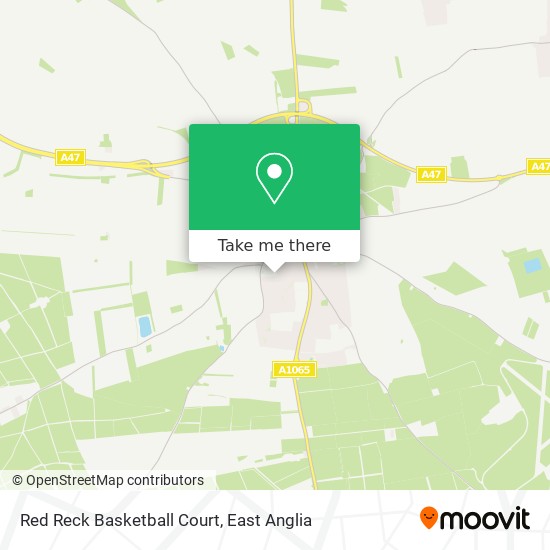 Red Reck Basketball Court map