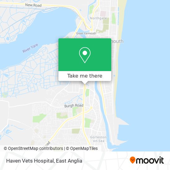 Haven Vets Hospital map