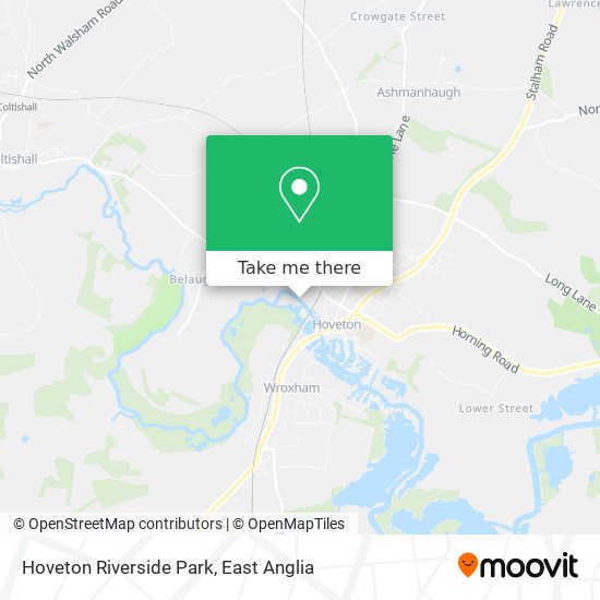 Hoveton Riverside Park map