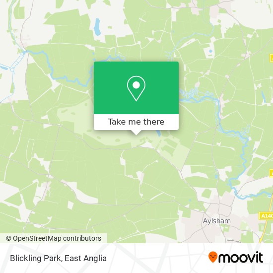 Blickling Park map