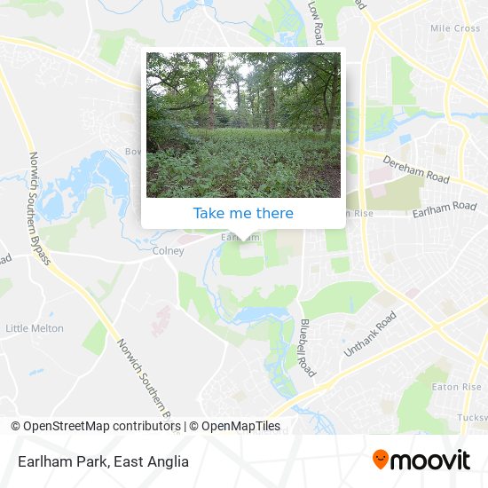 Earlham Park map