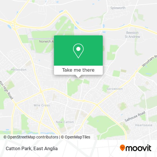Catton Park map