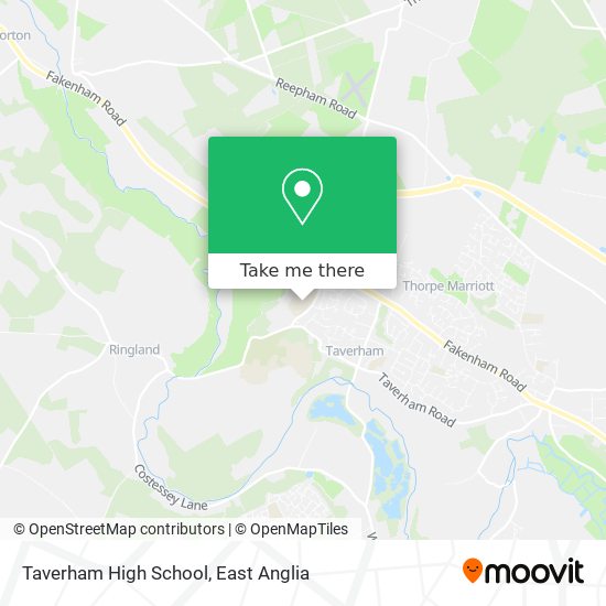 Taverham High School map