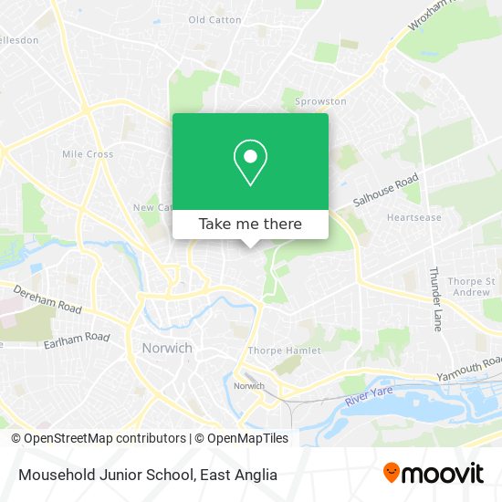 Mousehold Junior School map
