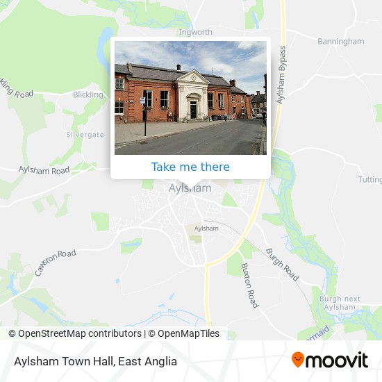 Aylsham Town Hall map