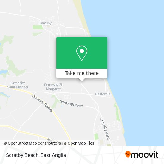 Scratby Beach map