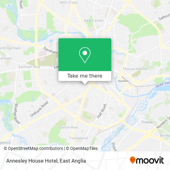 Annesley House Hotel map