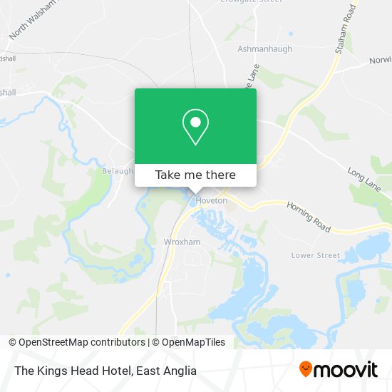 The Kings Head Hotel map
