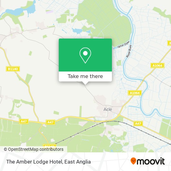The Amber Lodge Hotel map