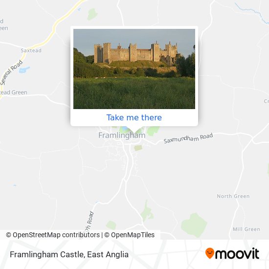 Framlingham Castle map