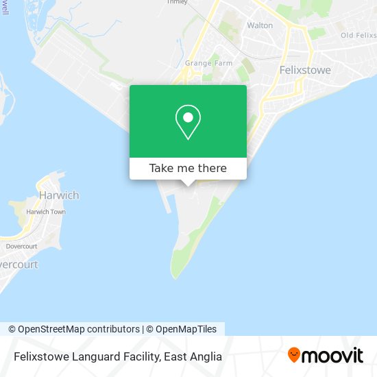 Felixstowe Languard Facility map