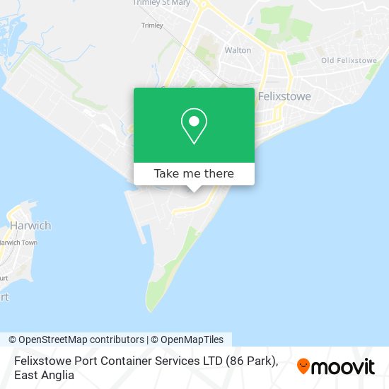 Felixstowe Port Container Services LTD (86 Park) map