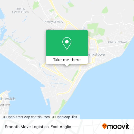 Smooth Move Logistics map