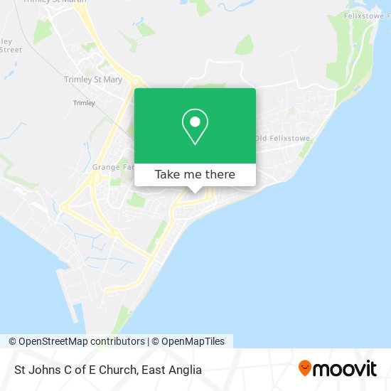 St Johns C of E Church map