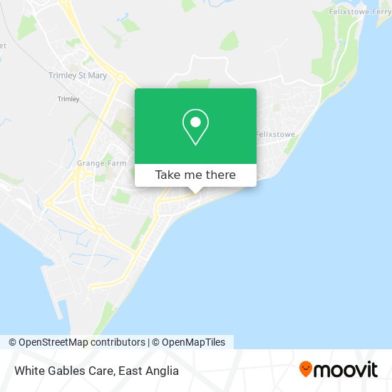 White Gables Care map