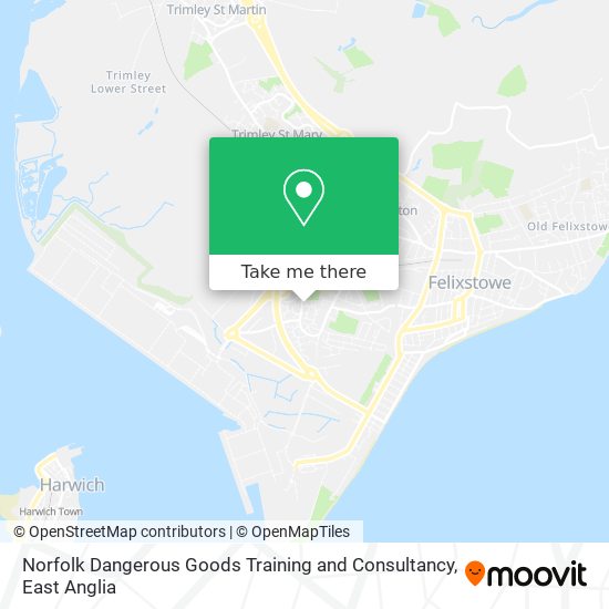 Norfolk Dangerous Goods Training and Consultancy map