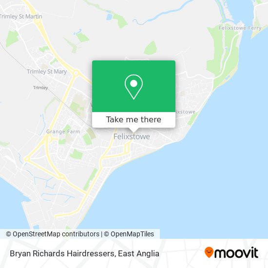 Bryan Richards Hairdressers map